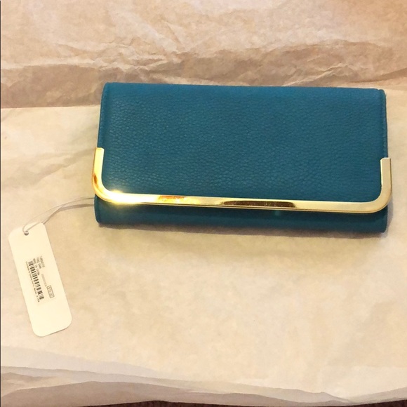 Charming Charlie Handbags - Dark turquoise wallet nwt